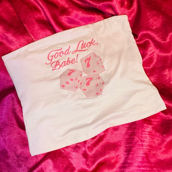 Fashion Nova Tops - Good Luck Babe Tube Top 💕